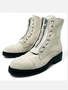 All Saints Ariel Leather Combat Boot size 10